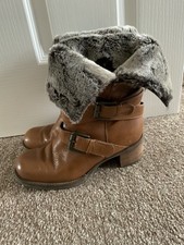 Dune Tan Leather Roko Boots