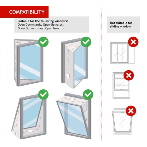 Window seal portable - 4m,