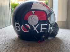 ROOF BOXER V8 RED / BLACK /WHITE CRASH HELMET