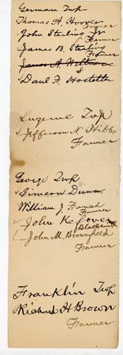 19th handwritten document - handwritten,