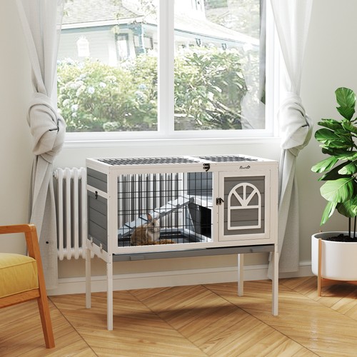 Rabbit hutch elevated guinea - elevated,