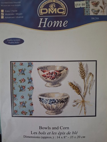 Cross stitch kit bowls - kit, "