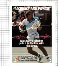 Harold Solomon Rossignol Tennis Advert  - 1980