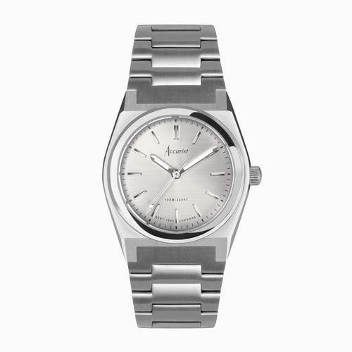 Accurist silver stainless - accurist,