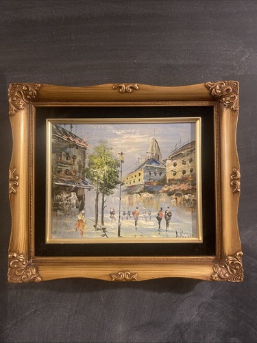 Burnett signed oil on - j,