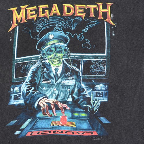 Vtg megadeth launch rust - megadeth,