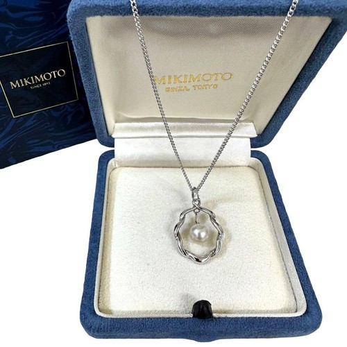 Mikimoto pearl necklace with - mikimoto,
