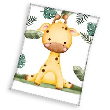Giraffe Necky Coral Fleece Bed