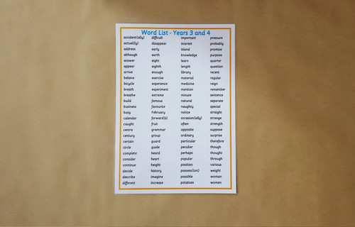 Years and word - and, 4