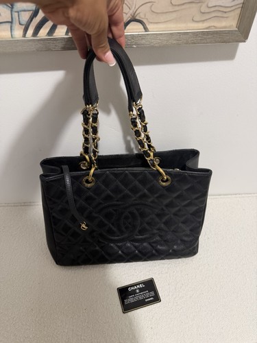 Chanel black leather - chanel,
