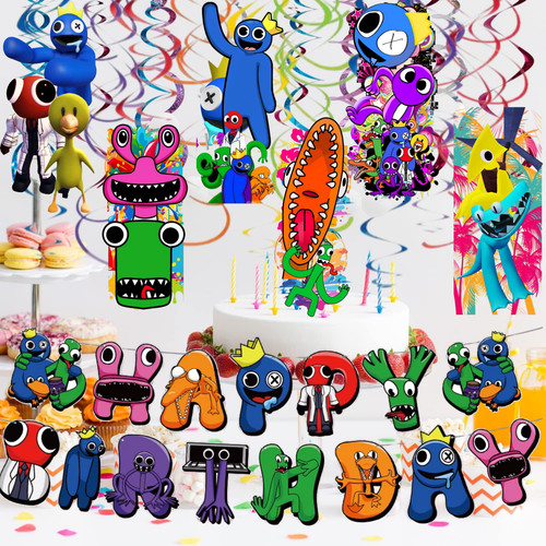 Rainbow friends party supplies - friends,