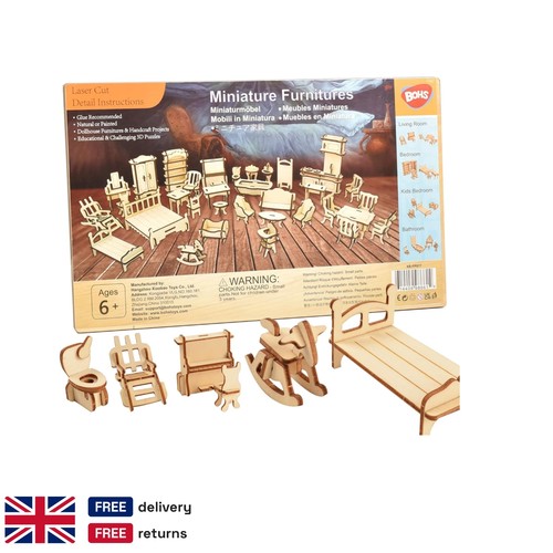 Miniature dollhouse furniture - dollhouse,