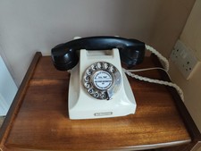 Vintage Bell Telephone - MFG Company - Cream with rope cord