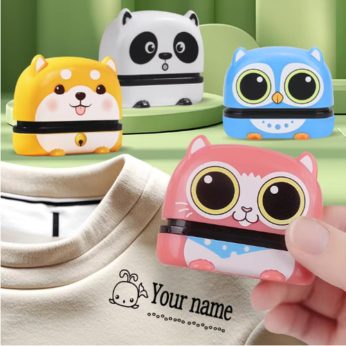 Custom name stamp with shape - custom,