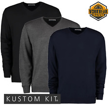 Kustom Kit V Neck Long Sleeve