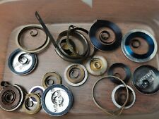 Job Lot of Vintage Clock Mainsprings, New Old Stock Parts, Large Sizes #M643