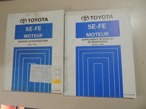 Manuel repair moteur fe - moteur, 5e-fe