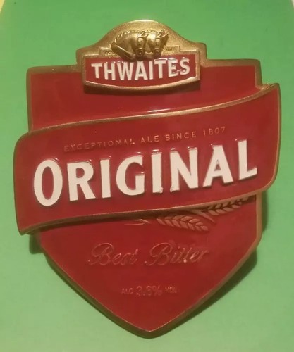 Beer pump clip badge thwaites - clip,