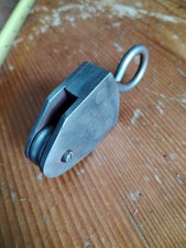 ⚡Vintage Antique Wire Rope Pulley 2 inch Suitable For 4mm Rope ⚡Well Made Solid