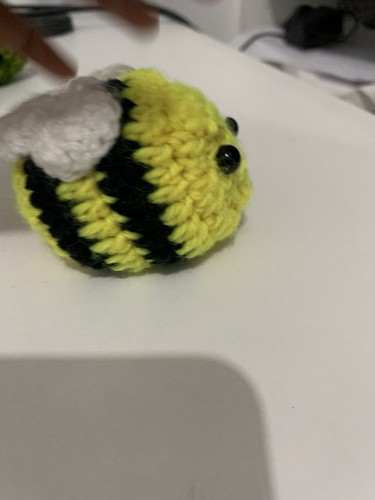 Handmade crochet bee plush - handmade,