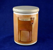 Portmeirion Studio Rob Scotton LOYAL DOG Storage / Treat Cannister - 5-1/2" Tall