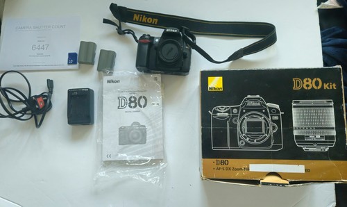 Nikon d80 2mp digital slr - 10.2mp,