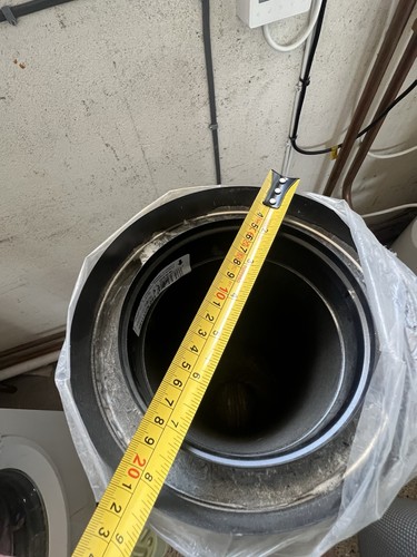 Black metal chimney - black, chimney/stove