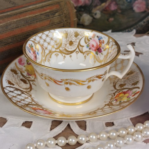 Coalport cabinet cup - cup, saucer