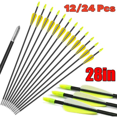 24pcs fiberglass arrows - 12/24pcs,
