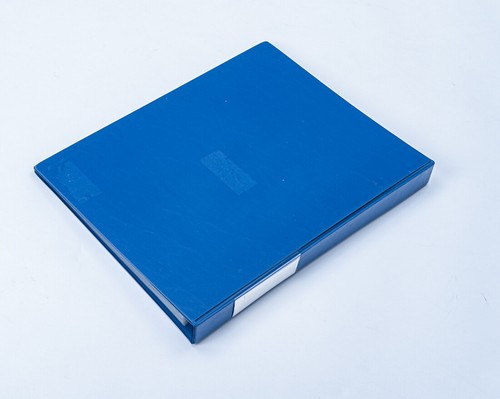 Ring binder folio blue - 4d-ring,