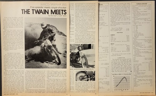 1976 motorcycle test - motorcycle, print