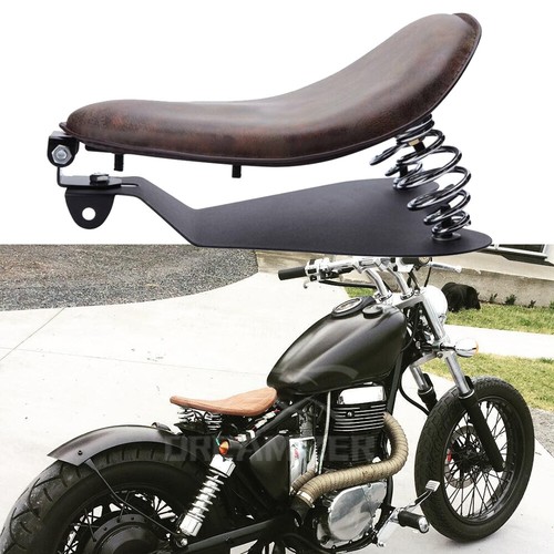 Retro brown motorcycle spring - brown,