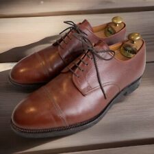 Crockett & Jones X Cordings of Piccadilly Scotch Grain Derby Leather Shoes UK 8