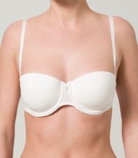 Maison Lejaby Nuage Bra Ivory Size 32A Underwired Strapless Multiway Bandeau New