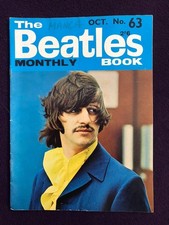 Original THE BEATLES BOOK MONTHLY magazine no.63 October 1968 Ringo Starr