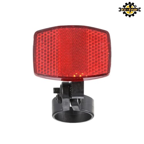 Bicycle reflector set red - red, rear
