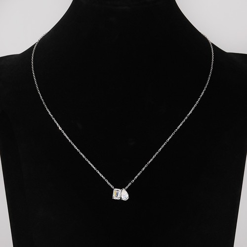 3ct emerald cut moissanite - emerald,