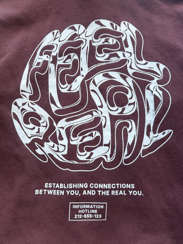 Hoodie maroon mens xs - h&m, hm