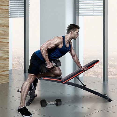 Foldable dumbbell bench - foldable, weight
