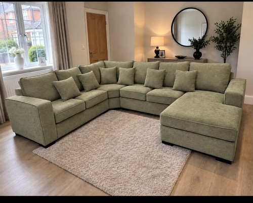 Luxury ruby shape sofa - luxury, u-shape