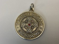 Beautiful Irish Sterling Silver Medal From Feis Tir Eoghain by J.M Dublin 1950