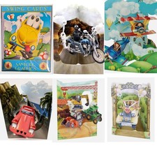 Santoro Greeting Swing Card 3D