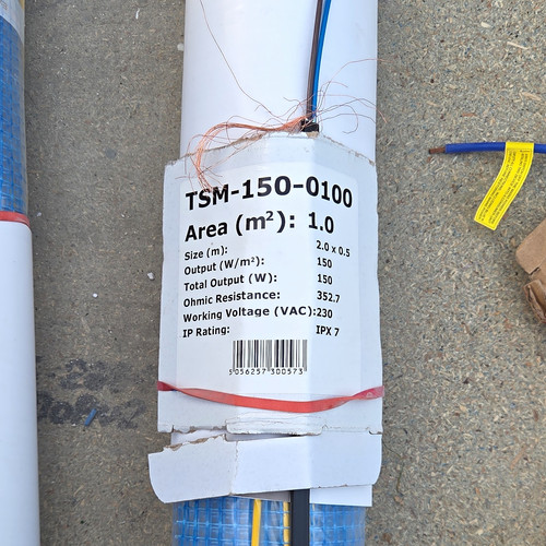 Underfloor heating mat system - heating,
