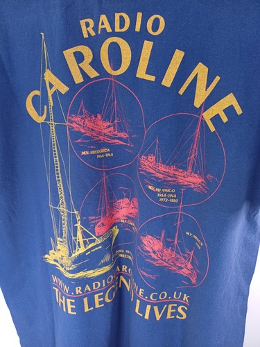 Vintage radio caroline shirt - t,