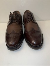 SAMUEL WINDSOR BROGUES LEATHER  SHOES Formal Casual Mens Size UK 9