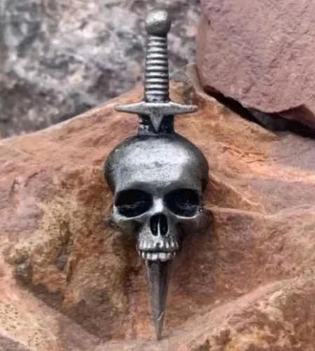 Skull dagger metal - dagger,