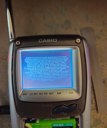 Casio 970d portable colour - casio, tv-970d