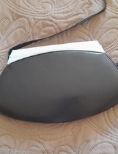 Jacques Vert Monique bag in black with blue edging