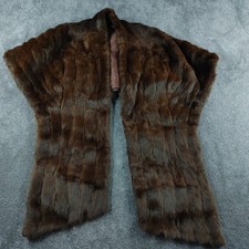 Vintage Fur Stole Scarf Womens