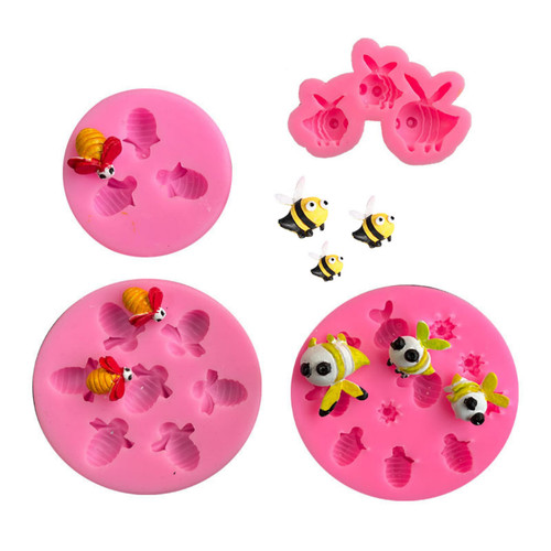 Bumble bee silicone icing - bumble,